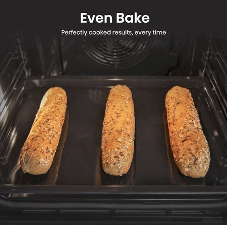 Hisense HDCEC5C10B (07) 50cm Electric Ceramic Cooker with Double Oven and AirFry Function in Black - A Rated - (Ex Display) _ HW182307