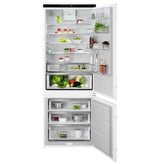 AEG 7000 NSC7G752ES 75cm x 190cm 70/30 Integrated Fridge Freezer with Sliding Door Hinge in White - E Rated - HW181903
