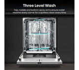Hisense HV663A60UK (88) Full Size Integrated Dishwasher - 16 Place Settings - A Rated - (Ex Display) - HW182688