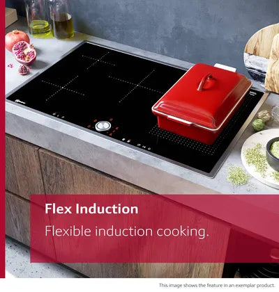 Neff N90 T68FUV4L0 80cm Flex Induction Hob with Twist Pad® in Black - (Tatty Packaging) - HW182484