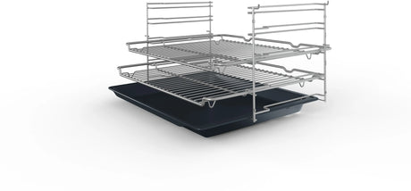 Bosch Series 2 HHF133BS0B (15) Built-in Electric Single Oven with 13Amp Plug in Stainless Steel - A Rated - (Ex Display) - HW182415