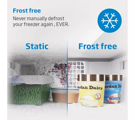 Beko BCFD4V50 (96) 50/50 Frost Free HarvestFresh™ Integrated Fridge Freezer with Sliding Hinge - E Rated - (Ex Display) - HW182196