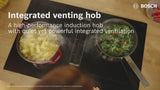Bosch PVQ731H26E (59) Series 6 70cm 4-Zone Venting Induction Hob in Black - (Tatty Box) - HW181959-01