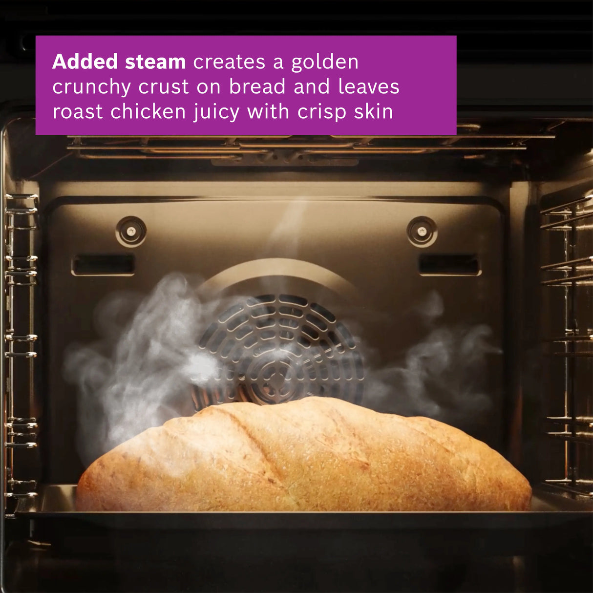 Bosch Series 2 HHF133BS0B (15) Built-in Electric Single Oven with 13Amp Plug in Stainless Steel - A Rated - (Ex Display) - HW182415