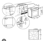 AEG NBR7P731SB (43) 7000 MealAssist Built in Single Oven with SteamCrisp and Pyrolytic Self Cleaning - A++ Rated - (Ex Display) - HW182643