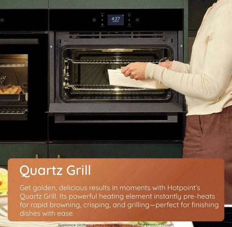 Hotpoint HPD 254CR BUK (56) 1000W 31 Litre Built-in Microwave and Grill in Black - (Blemished) - HW182156