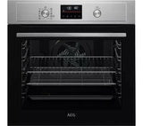 AEG BEX535A61M 3000 Built-in Electric Single Oven with AirFry and Aqua Clean in Stainless Steel - A+ Rated - (Graded) - HW181824