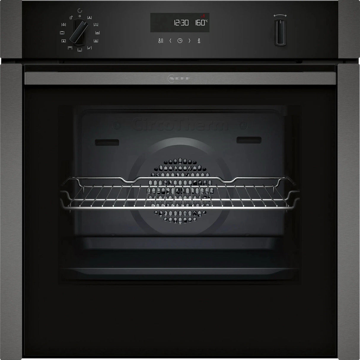 Neff N50 B6ACH7AG7B (41) Slide & Hide® Electric Single Oven in Graphite - A+ Rated - (Blemished) - HW182641