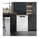 Hisense HS642D90WUK 14 Place Settings Full-Size Freestanding Dishwasher in White - D rated - (Graded) - HW182400