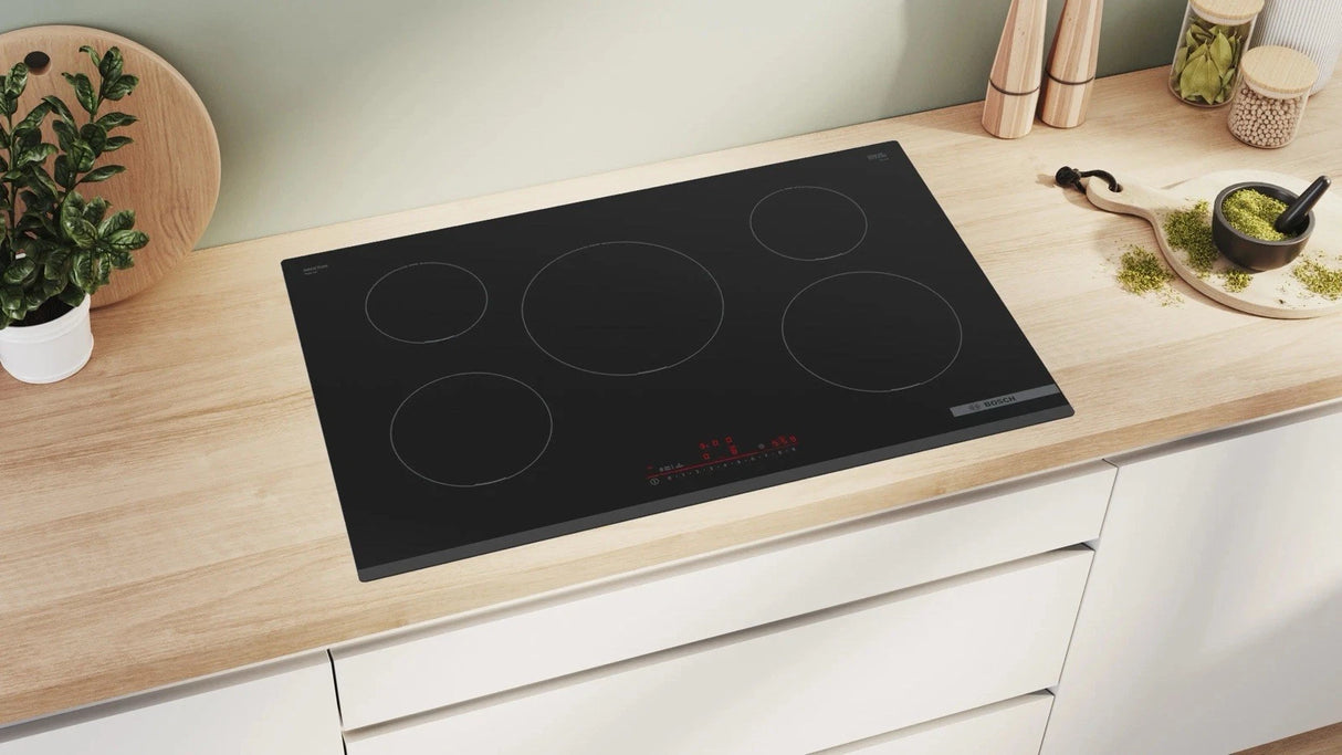 Bosch PIV831HB1E (78) Series 6 80cm 5-Zone Induction Hob in Black - (Tatty Box) - HW182078