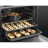 AEG BSX23101XM (50) 6000 Series SurroundCook Electric Single Oven - Stainless Steel - A Rated - 13 Amp Plug - (Ex Display) - HW182350