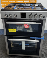 Kenwood KTG606S22 (93) 60cm Freestanding Gas Cooker in Silver and Black - A+ Rated - (Ex Display) - HW182393