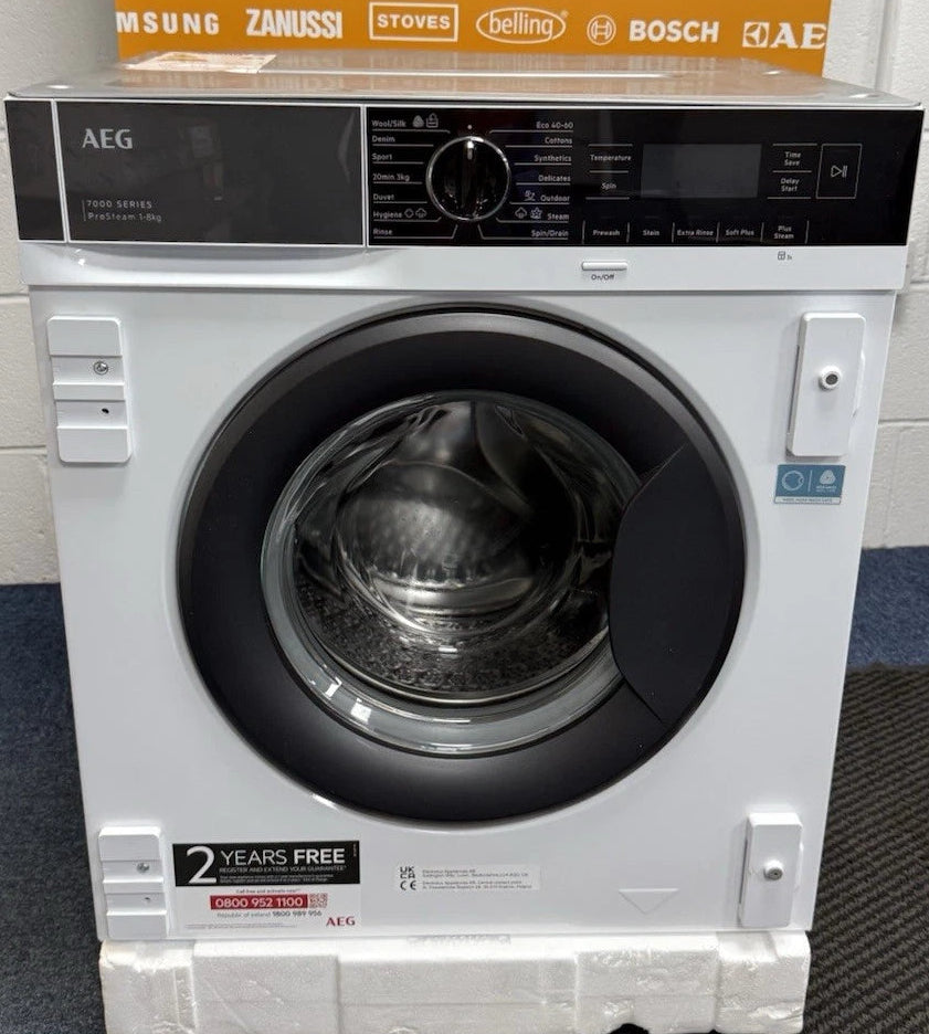 AEG LF7C8636BI (24) 8KG 1600RPM ProSteam® Integrated Washing Machine - (Ex Display) - HW182624