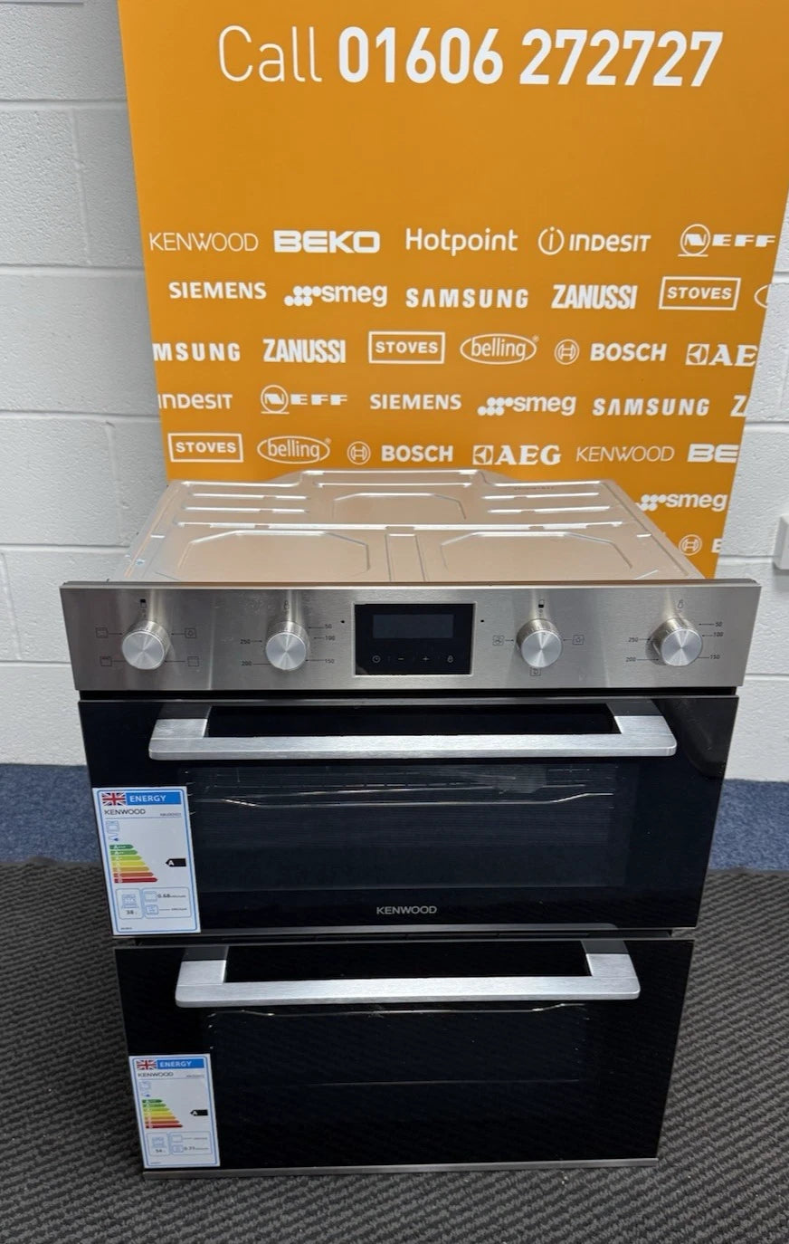 Kenwood KBUDOX25 (87) Electric Built-under Double Oven in Black & Stainless Steel - A/A Rated - HW181887