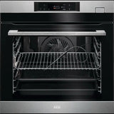AEG 7000 BSK772380M SteamCrisp Built-In Single Oven with Pyrolytic Self Cleaning in Stainless Steel - A+ Rated (Blemished) - HW181820