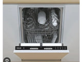 Neue Candy Built NDIH1L949 45cm Slimline 9-Place Settings Integrated Dishwasher with Black Control Panel - HW182116