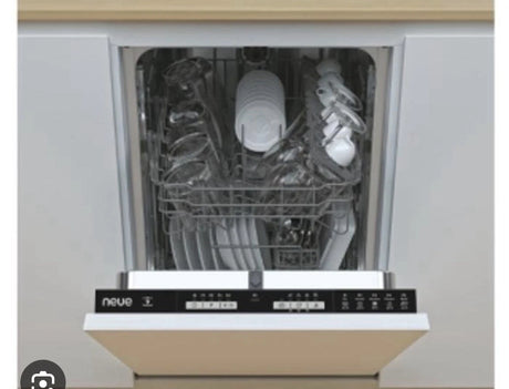 Neue Candy Built NDIH1L949 45cm Slimline 9-Place Settings Integrated Dishwasher with Black Control Panel - HW182116