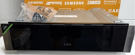 CDA VW152SS (98) 14cm Warming Drawer in Black & Stainless Steel - (Ex Display) - HW182298