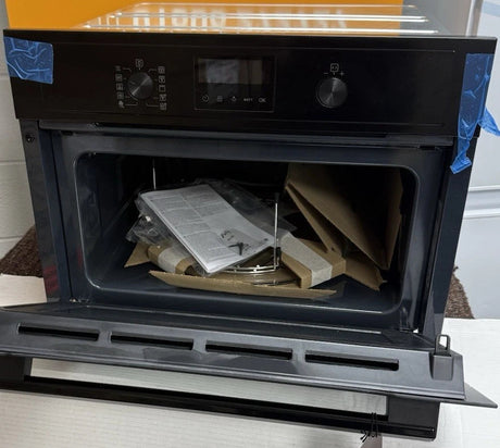 AEG 5000 KOX36506GB (58) CombiAir Built-in Oven and Microwave in Black - (Ex display) - HW182758