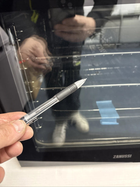 Zanussi ZOPNA7X1 (47) Built-in Electric Single Oven with Pyrolytic Self Cleaning and AirFry Function in Stainless Steel - (Blemished) - HW182047 - MANAGERS SPECIAL PRICE £239.20