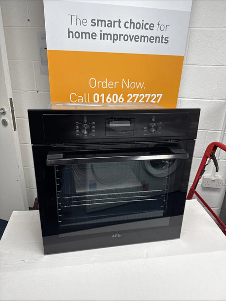 AEG  BEX335011B (25) 3000 Series SurroundCook Built-in Electric Single Oven in Black - A Rated - (Ex Display) - HW182025