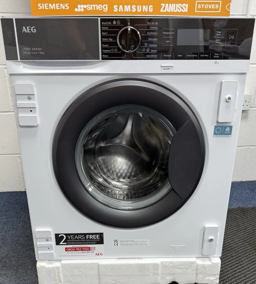 AEG LF7C8636BI (24) 8KG 1600RPM ProSteam® Integrated Washing Machine - (Ex Display) - HW182624