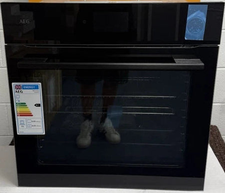AEG NBR7P731SB (33) 7000 MealAssist Built in Single Oven with SteamCrisp and Pyrolytic Self Cleaning - A++ Rated - (Ex Display) - HW182633