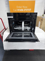 CDA VK903BL Built-in Compact Combination Microwave Oven & Fan Oven with Grill in Black - (Ex Display) - HW181982