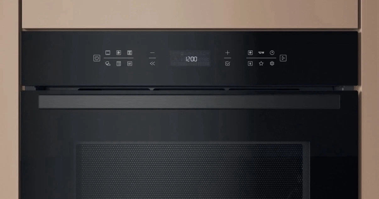 Hotpoint Cook on 3 HCW6O7HTSBUK (01) 53 Litre 950W Built-in Compact Oven with Microwave in Black - (New Tatty Box) - HW182701