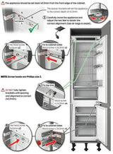 Lamona 70/30 Integrated Fridge Freezer LAM6380 - Extra Tall and Oversized -  HW181778