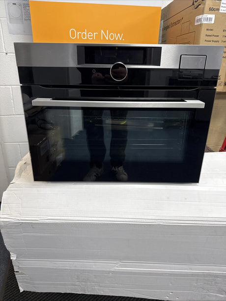 AEG KSK892220M SteamPro Compact Oven in Stainless Steel - A+ Rated - (Ex Display) - HW182074 - MANAGERS SPECIAL PRICE £479.20