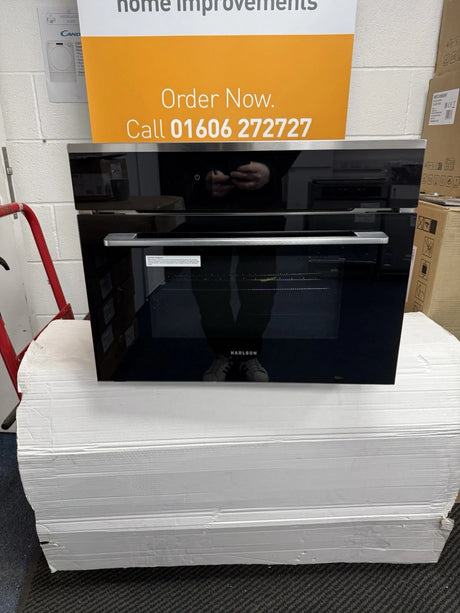 Karlson WRCMOVTFTSS Built-in Compact Combination Oven and Microwave in Black and Stainless - (Ex Display) - HW181916 - MANAGERS SPECIAL PRICE £319.20