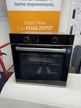 Beko Recycled Net® BBIS25300XC (61) Built-in Electric Single SimplySteam™ Oven with AeroPerfect™ - A Rated from HomeWise Appliances shop photo of oven in front of a call to action banner Order Now Call 01606 272727