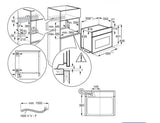 AEG 6000 Series NKK6N501B (08) Combination Oven and Microwave in Black - (Tatty Box) - HW182408