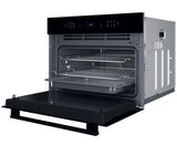 Hotpoint Cook on 3 HCW6O7HTSBUK (01) 53 Litre 950W Built-in Compact Oven with Microwave in Black - (New Tatty Box) - HW182701