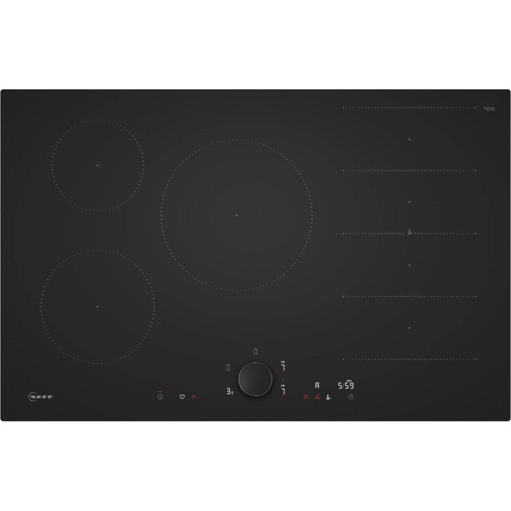 Neff N90 T68NUV4AO (55) 80cm Induction Hob in Matt Black with TwistPad® - (Tatty Box) - HW182755
