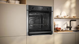 Neff N50 B6ACH7AN7B (68) Slide & Hide Built-in Single Oven with Pyrolytic Self Cleaning in Stainless Steel - A+ Rated - (Ex Display) - HW182768