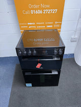Belling 444412058 FSA Vision 60Ei BSS (72) 60cm Electric Induction Cooker with Double Oven in Black - (Ex Display) - HW182372