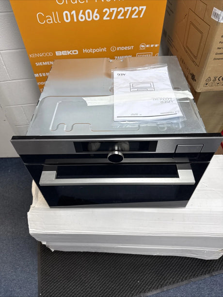 AEG KSK892220M SteamPro Compact Oven in Stainless Steel - A+ Rated - (Ex Display) - HW182074 - MANAGERS SPECIAL PRICE £479.20