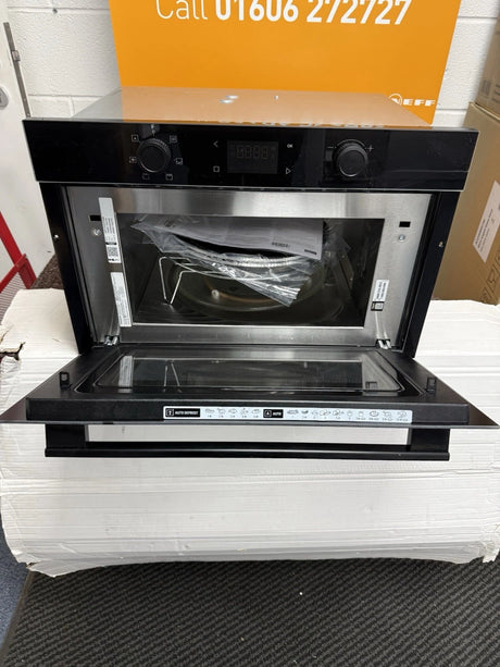 Hotpoint HPD 254CR BUK (56) 1000W 31 Litre Built-in Microwave and Grill in Black - (Blemished) - HW182156