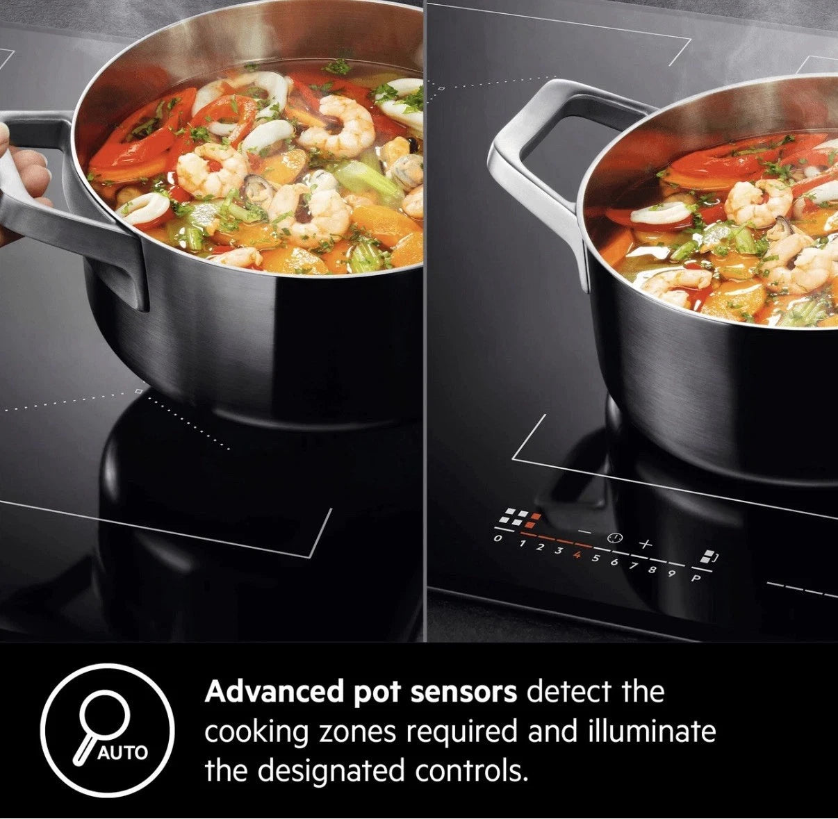 AEG TR84IT00FB (57) 6000 TotalFlex 78cm Induction Hob with Touch Control - (Tatty Box) - HW182357 - MANAGERS SPECIAL PRICE £999.20