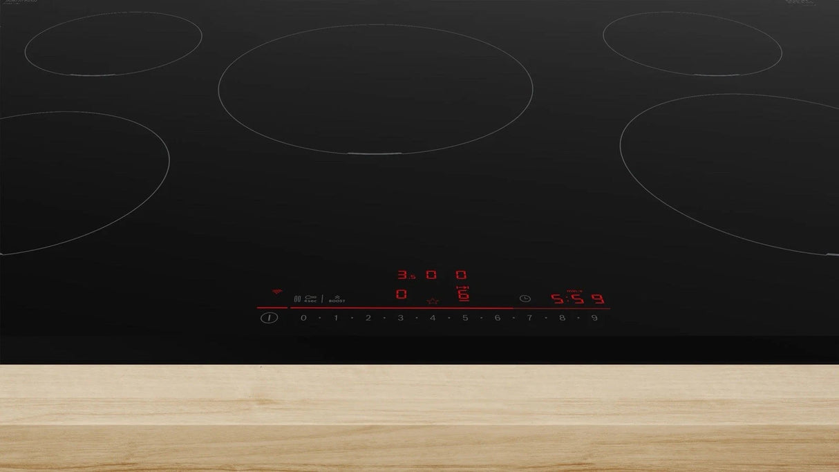 Bosch PIV831HB1E (78) Series 6 80cm 5-Zone Induction Hob in Black - (Tatty Box) - HW182078