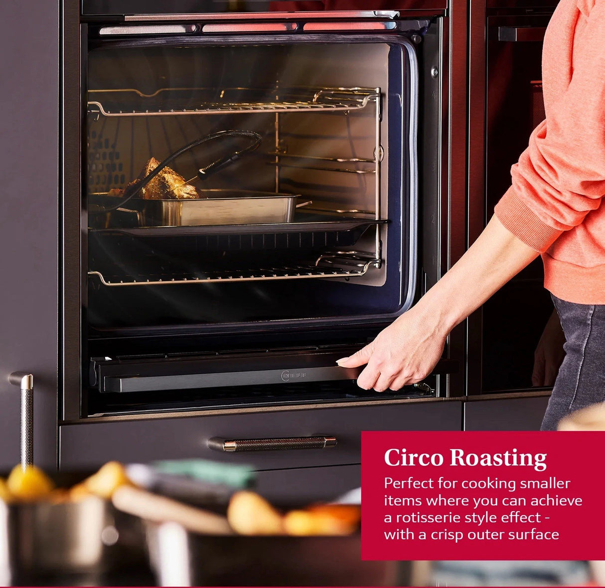 Neff N50 B6ACH7AG7B (41) Slide & Hide® Electric Single Oven in Graphite - A+ Rated - (Blemished) - HW182641