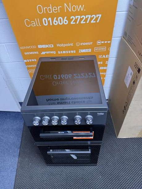 Beko KDVC563AK (99) 50cm Freestanding Electric Ceramic Cooker in Anthracite - A/A Rated - (Ex Display) - HW182099