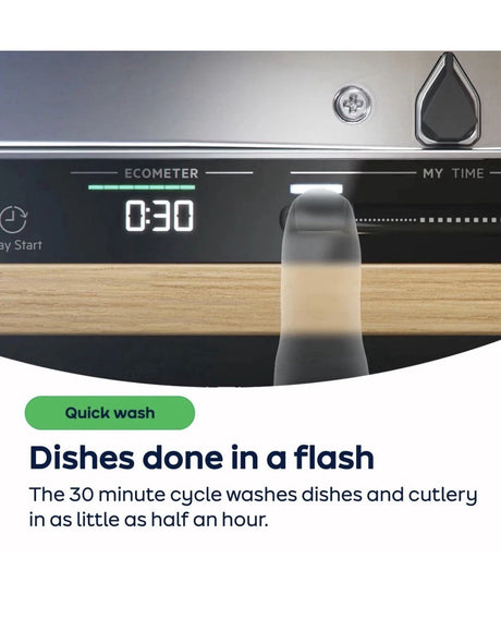 AEG FSB53647Z (54) Air Dry 5000 Fully Integrated Built In Dishwasher - Black Control Panel with Sliding Door Fixing Kit - (Blemished) - HW182054 - MANAGERS SPECIAL PRICE £287.20