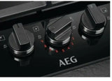 AEG HKB95450NB (59) 5 Burner 88cm Gas on Glass Hob with Cast Iron Pan Supports - (Tatty Packaging) - HW182859