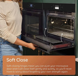 Hotpoint Cook on 3 HCW6O7HTSBUK (01) 53 Litre 950W Built-in Compact Oven with Microwave in Black - (New Tatty Box) - HW182701