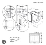 AEG OS6AB50AK (15) SenseCook Built-in Electric Single Oven with AirFry in Black - A+ Rated - (Ex Display) - HW182015