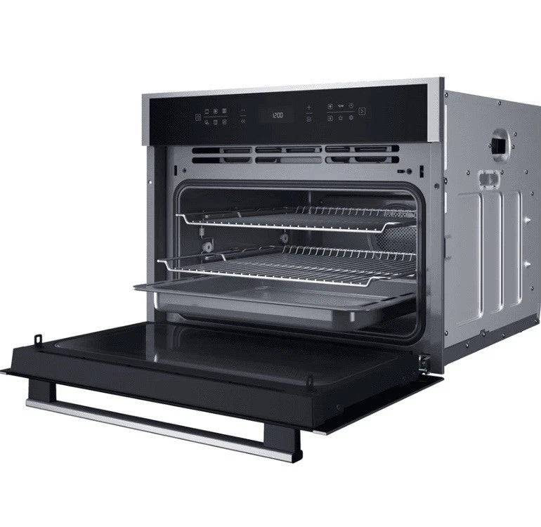 Hotpoint Cook on 3 HCW6O7HTSXUK (13) 53 Litre 950W Built-in Compact Oven with Microwave in Stainless Steel - (Blemished) - HW182313