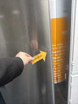 AEG 7000 ORK7M391EX 186cm Freestanding Tall Larder Fridge in Stainless Steel - E Rated - (Blemished) - HW181786